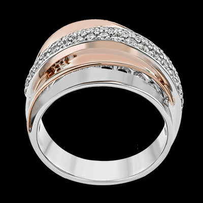Right Hand Ring in 18k Gold with Diamonds