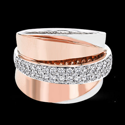 Right Hand Ring in 18k Gold with Diamonds