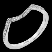 Wedding Band in 18k Gold with Diamonds