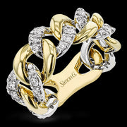 Right Hand Ring in 18k Gold with Diamonds
