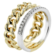 Right Hand Ring in 18k Gold with Diamonds