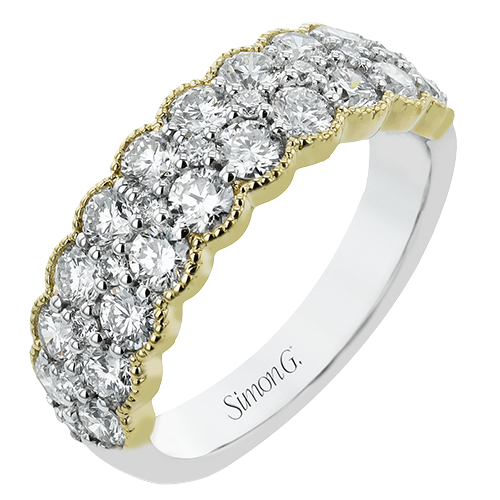 Anniversary Ring in 18k Gold with Diamonds