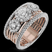 Right Hand Ring in 18k Gold with Diamonds