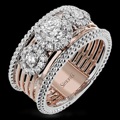 Right Hand Ring in 18k Gold with Diamonds