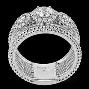 Right Hand Ring in 18k Gold with Diamonds