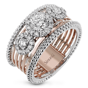 Right Hand Ring in 18k Gold with Diamonds