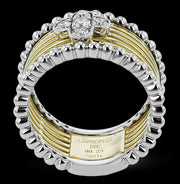 Right Hand Ring in 18k Gold with Diamonds