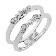 Wedding Set in 18k Gold with Diamonds