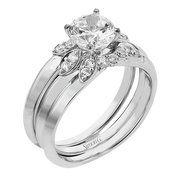 Wedding Set in 18k Gold with Diamonds