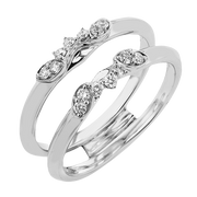 Wedding Set in 18k Gold with Diamonds