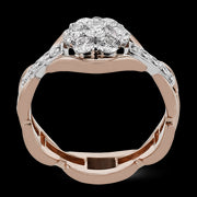 Right Hand Ring in 18k Gold with Diamonds