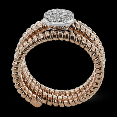 Right Hand Ring in 18k Gold with Diamonds