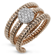 Right Hand Ring in 18k Gold with Diamonds