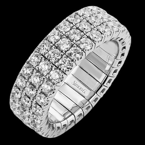 Anniversary Ring in 18k Gold with Diamonds
