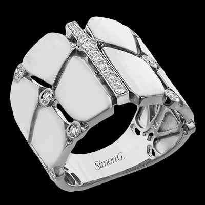 Right Hand Ring in 18k Gold with Diamonds