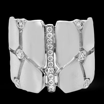 Right Hand Ring in 18k Gold with Diamonds