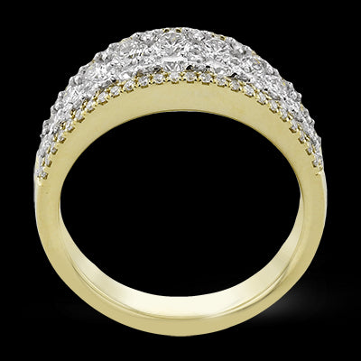 Right Hand Ring in 18k Gold with Diamonds
