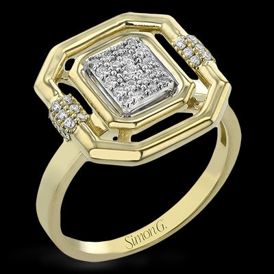 Right Hand Ring in 18k Gold with Diamonds