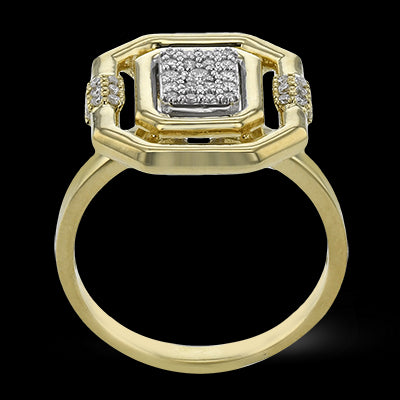 Right Hand Ring in 18k Gold with Diamonds