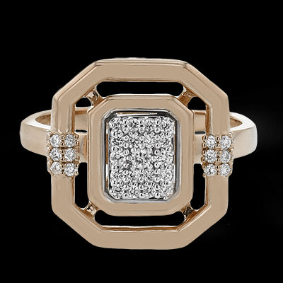 Right Hand Ring in 18k Gold with Diamonds