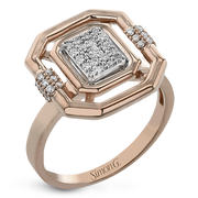 Right Hand Ring in 18k Gold with Diamonds