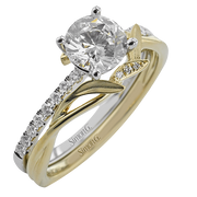 Wedding Set in 18k Gold with Diamonds