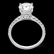 Engagement Ring in 18k Gold with Diamonds