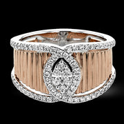 Right Hand Ring in 18k Gold with Diamonds