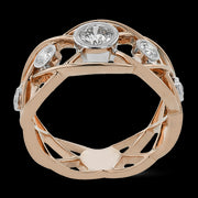 Right Hand Ring in 18k Gold with Diamonds