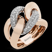 Right Hand Ring in 18k Gold with Diamonds