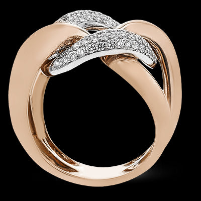 Right Hand Ring in 18k Gold with Diamonds