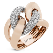 Right Hand Ring in 18k Gold with Diamonds