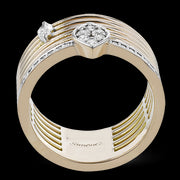 Right Hand Ring in 18k Gold with Diamonds