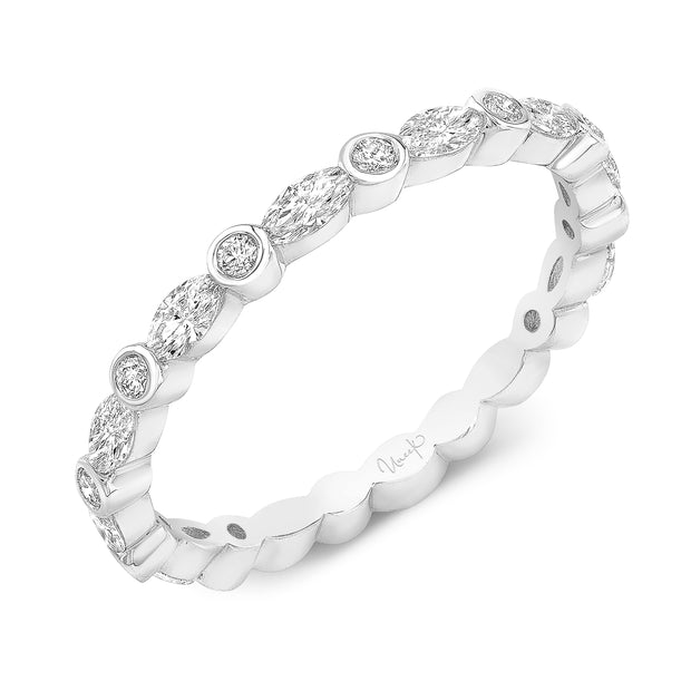 Uneek Stackable Collection Diamond Stackable Ring