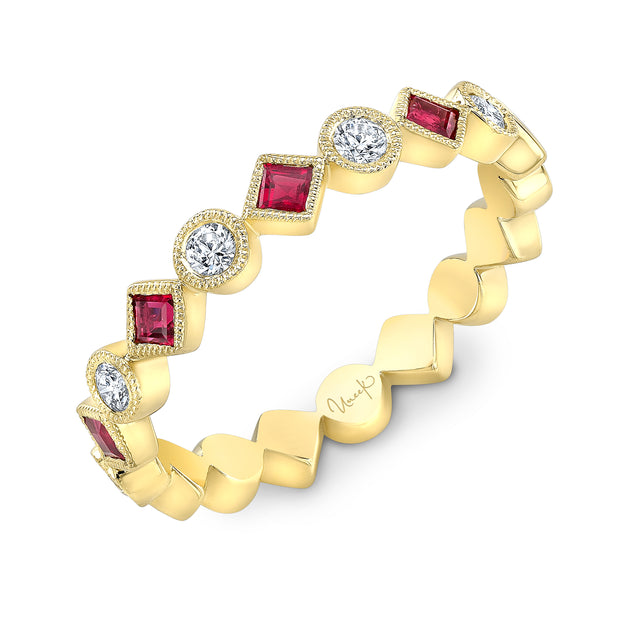Uneek Precious Collection Round Diamond Fashion Ring