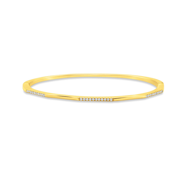 Uneek Stackable Collection 1-Row Clasp Bangle