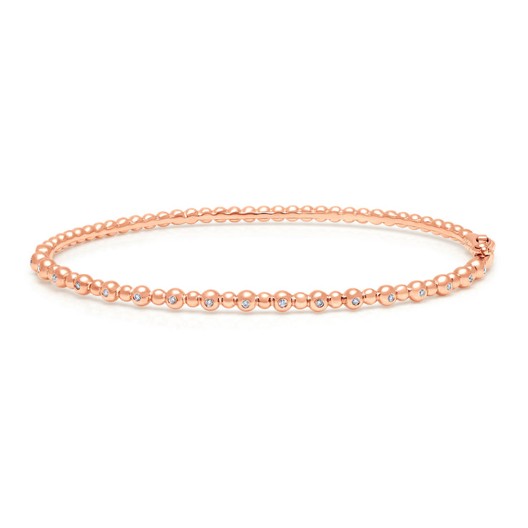 Uneek Stackable Collection 1-Row Clasp Bangle