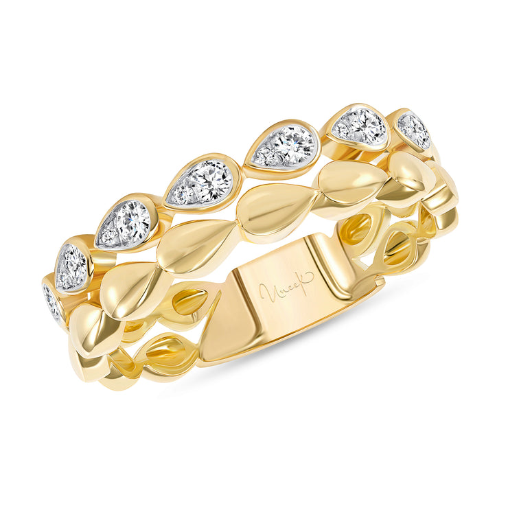 Uneek Stackable Collection 2-Row Stackable Ring