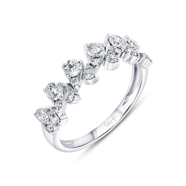 Uneek Sweet-Pea Collection 2-Row Fashion Ring