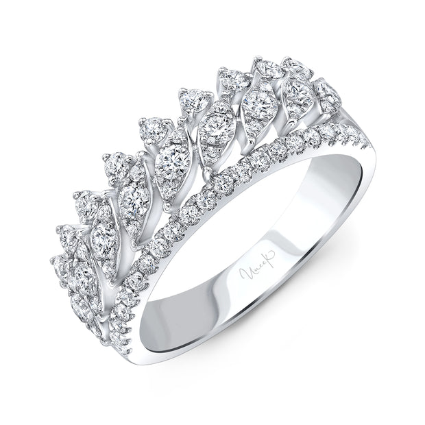 Uneek Lace Collection 3-Row Fashion Ring