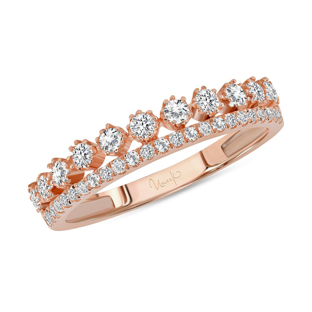 Uneek Stackable Collection 2-Row Stackable Ring