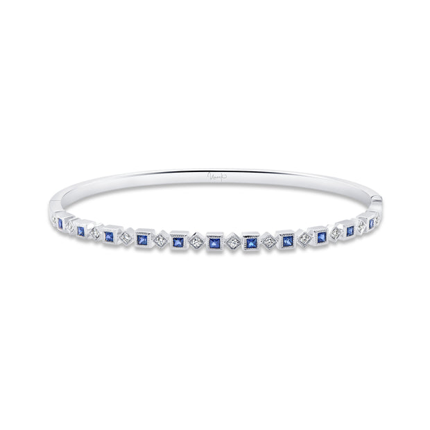 Uneek Precious Collection 1-Row Clasp Bangle