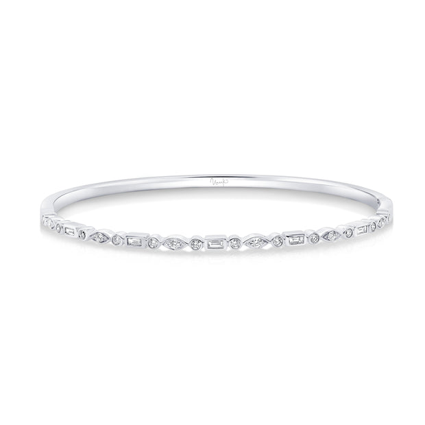 Uneek Stackable Collection 1-Row Clasp Bangle
