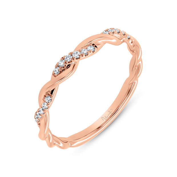Uneek Stackable Collection Twist Stackable Ring