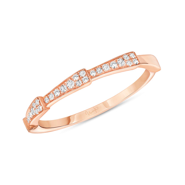 Uneek Stackable Collection Diamond Stackable Ring