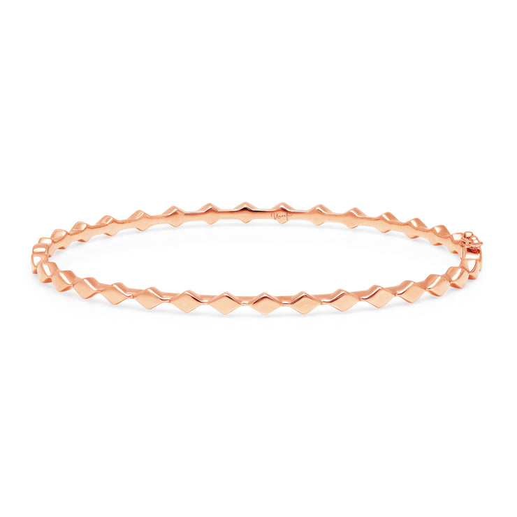 Uneek Stackable Collection 1-Row Clasp Bangle