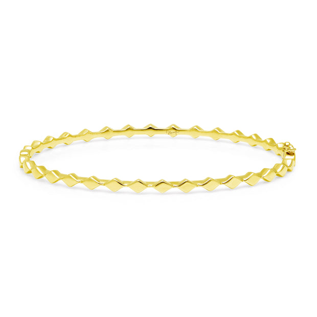 Uneek Stackable Collection 1-Row Clasp Bangle