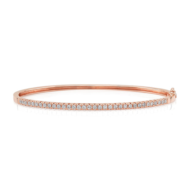 Uneek Stackable Collection 1-Row Clasp Bangle