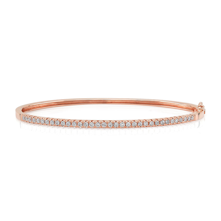 Uneek Stackable Collection 1-Row Clasp Bangle