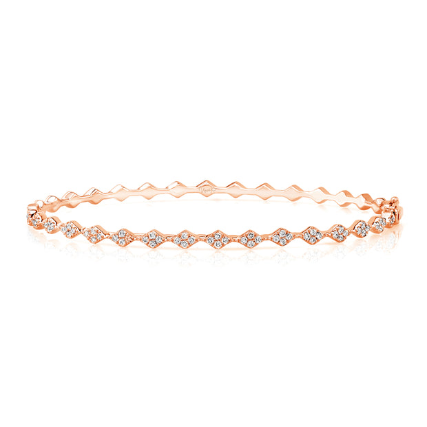 Uneek Stackable Collection Clasp Bangle